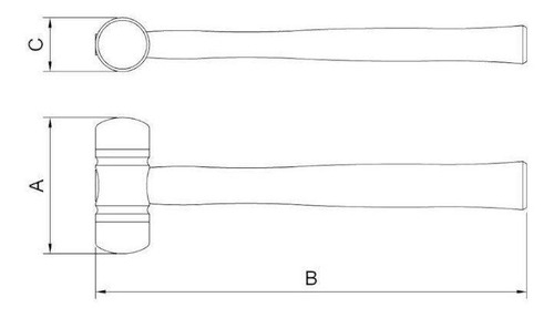 Martillo Tramontina Pro Con Filo Abs De 40 Mm - Imagen 5