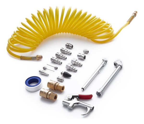 Bremen Kit Accesorios Compresor 20pz Manguera Inflado 6673 - Imagen 2