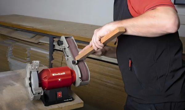 Lijadora De Banda Amoladora Banco Einhell 350w Tc-us 350 Color Rojo Y Negro Frecuencia 50 Hz/ 60 Hz - Imagen 7