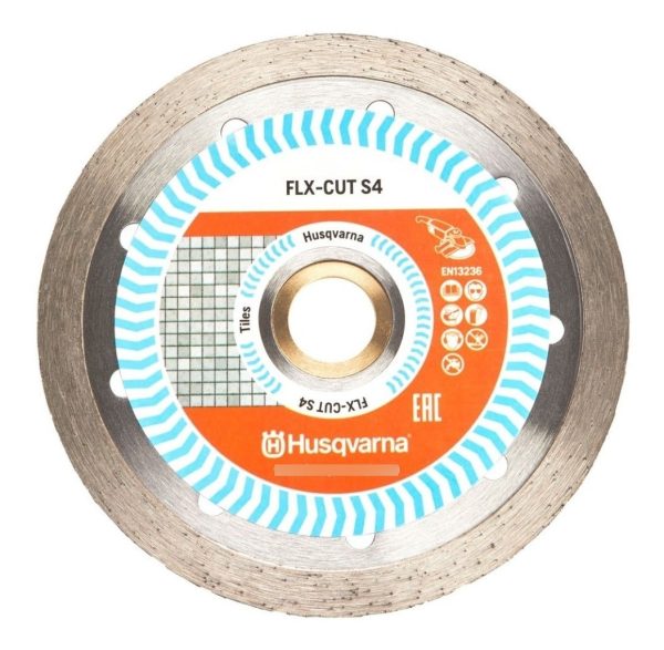 Disco Diamantado Continuo Husqvarna 115mm 4 1/2 Porcelanato