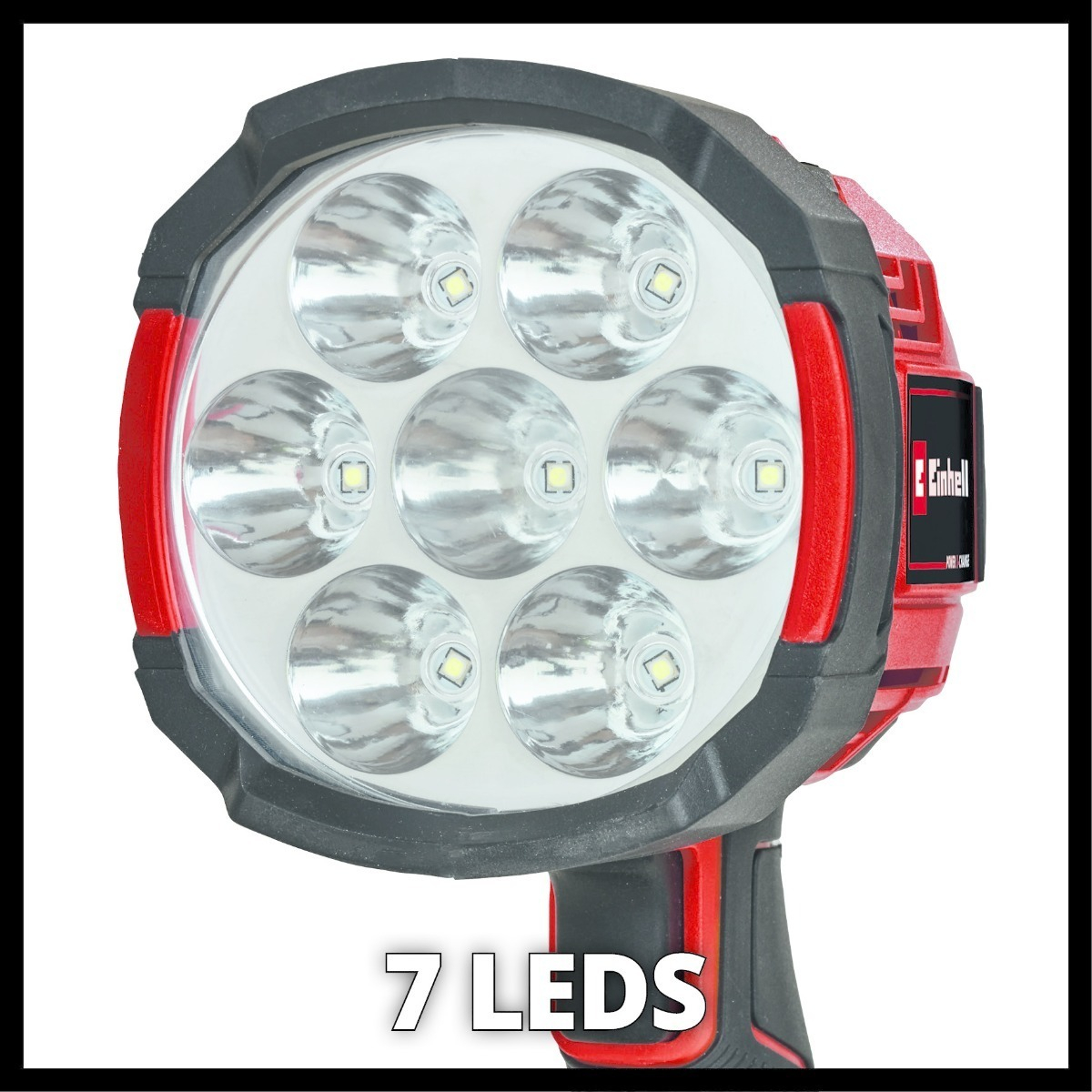 Linterna Lampara Inalámbrica Einhell 2500 Lumenes Te-cl 18/2500 Li Solo Color De La Linterna Rojo Color De La Luz Blanco - Imagen 10