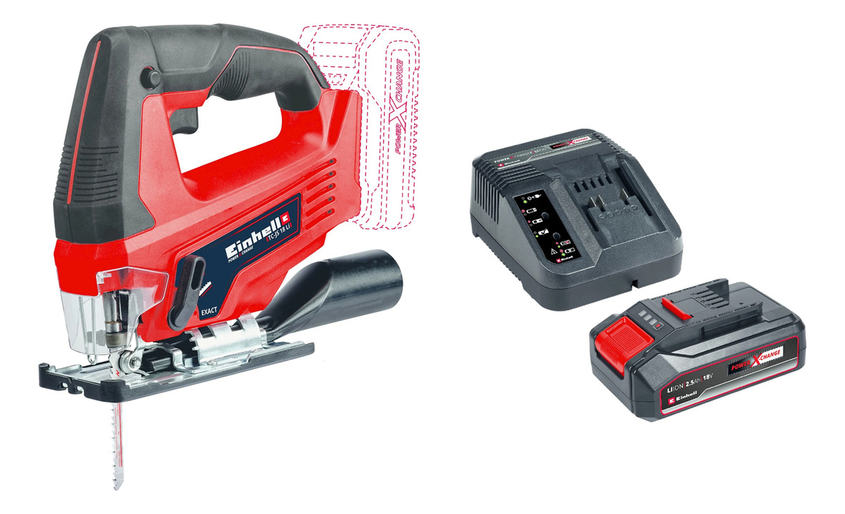 Sierra Caladora Manual A Bateria 18v Einhell Kit 2.5ah