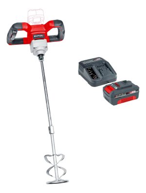 Mezclador Pintura Cemento Yeso Einhell Te-mx18 Kit Bateria 4