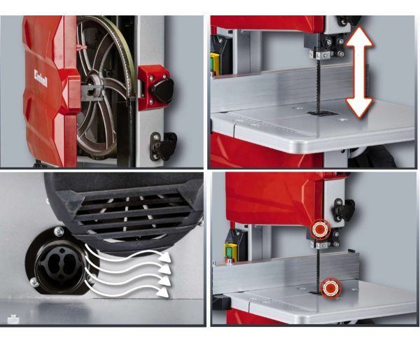 Sierra Sin Fin Banco Einhell Madera 250w 1400 Rpm Tc-sb 200 Frecuencia 220v - Imagen 3