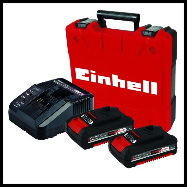 Taladro Percutor Atornillador Inalámbrico De 13mm Einhell Tp-cd 18/60 Li-i Bl 18v 2 Baterías De 2ah Kit 39 Accesorios - Imagen 6