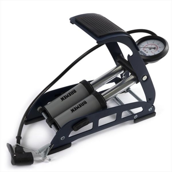 Inflador De Pie Para Bicicleta Con Manómetro Bremen(R) 7441 - Imagen 2