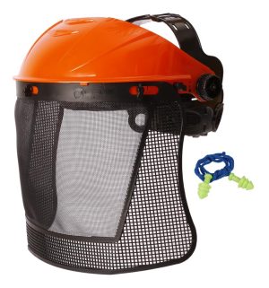 Kit De Protección De Desmalezador Libus Color Naranja Trader
