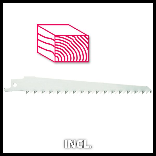 Sierra Sable Inalambrica 18v Einhell Te-ap 18/26 Li Kit 4.0a - Imagen 6