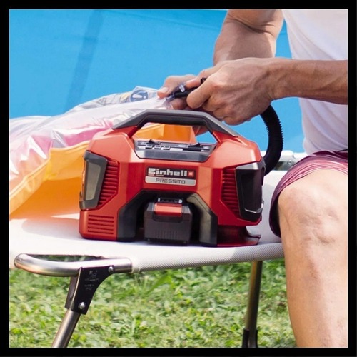 Mini Compresor Inalambrico 18 Einhell Pressito 18/21 Solo - Imagen 3