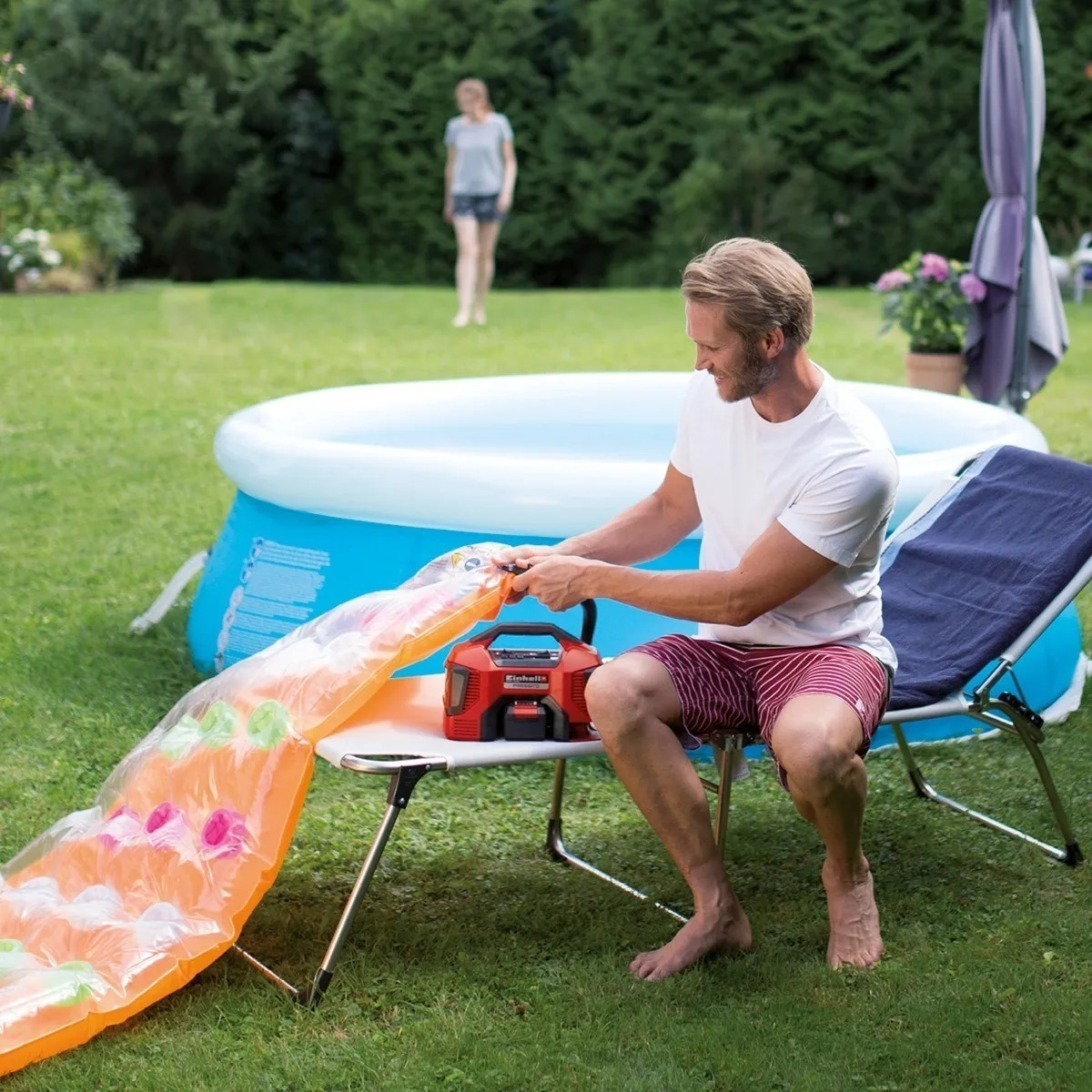 Mini Compresor Inalambrico 18 Einhell Pressito 18/21 Solo - Imagen 9