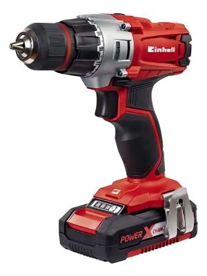 Taladro Atornillador Inalámbrico De 10mm Einhell Te-cd 18/2 Li Kit 18v + 2 Baterías De 1.5ah + Accesorios Con Maletín De Transporte 200v - 260v 50hz/60hz
