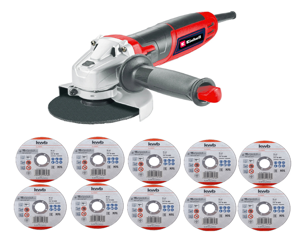 Amoladora Electrica Einhell 115mm 750w