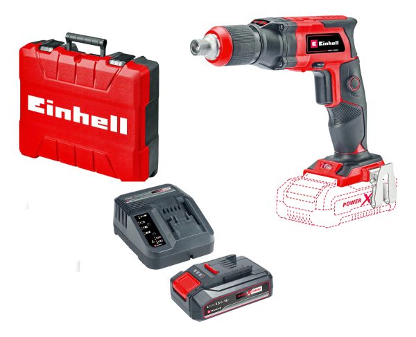 Taladro Atornillador Durlock Einhell Cargador Y Bateria 2.5t