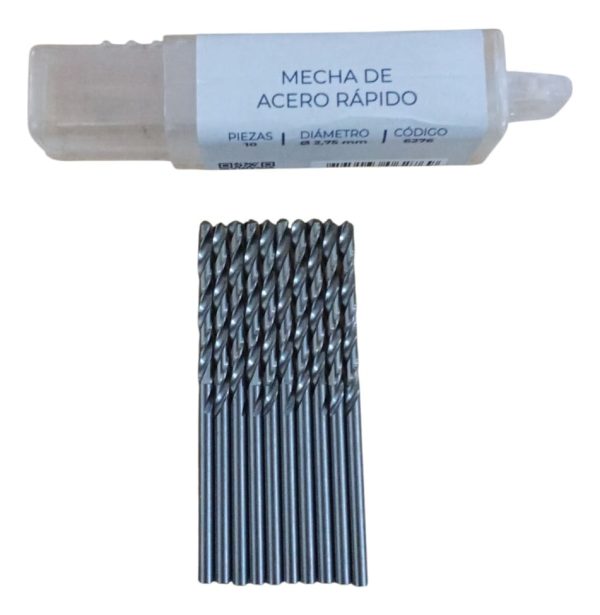 Mechas Acero Rapido Hss Bremen 2.75mm Blister 10 Unidades Tr