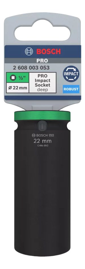 Tubo Bosch Pro Impact 1/2 De 22mm Y 77mm Alto