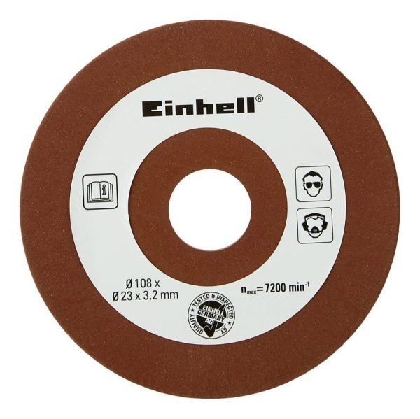 Disco Para Afilador De Cadena Einhell Piedra 108 X 23 Mm