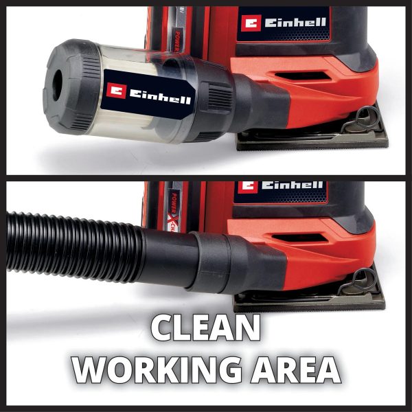 Lijadora Orbital De Palma Inalambrica 18v Kit 4.0ah Einhell - Imagen 6