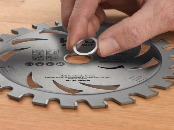 Buje Reductor 30 A 16mm De Acero Para Sierras Y Discos Kwb - Imagen 5