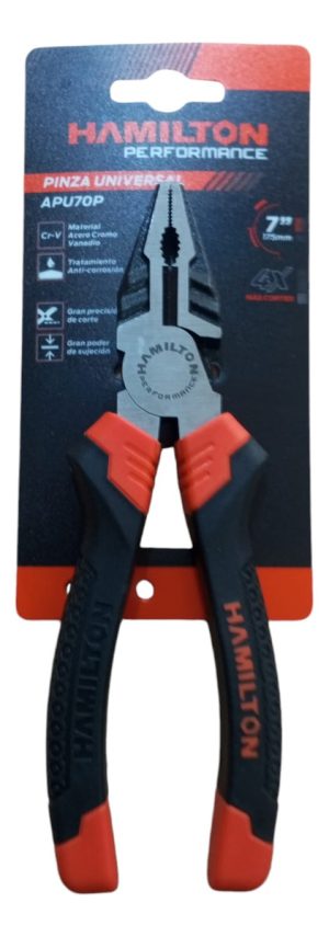 Pinza Universal Hamilton Performance 7'' Apu70p Niquelada
