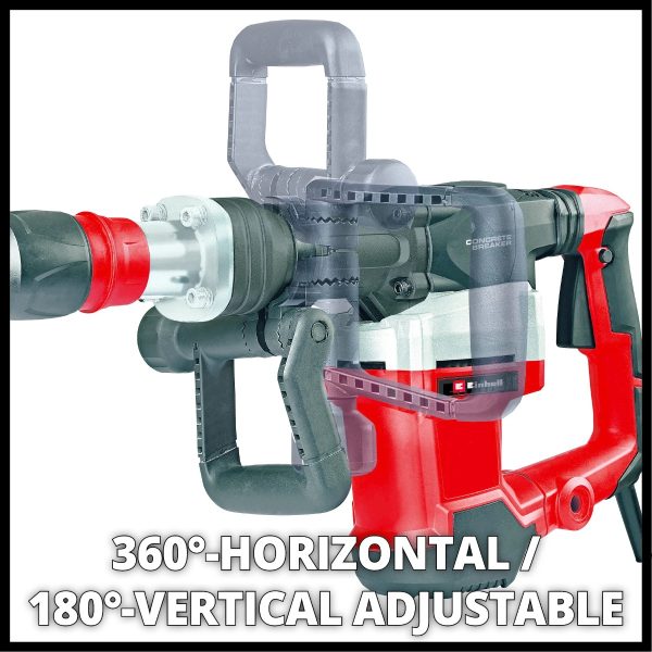 Martillo Demoledor Sds Max 32 Joules Einhell 1500 Watts - Imagen 4