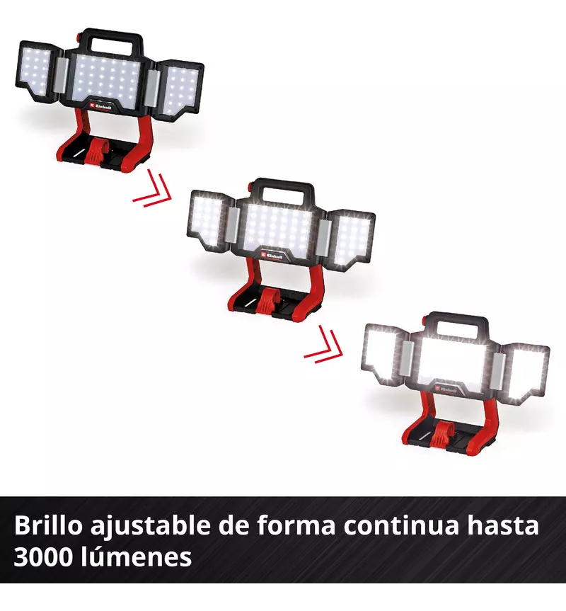 Reflector Led Inalambrico Einhell Tp-cl 18/3000 Li Solo - Imagen 5