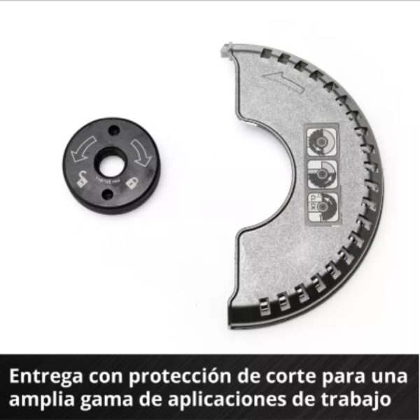Amoladora Angular Einhell Inalámbrica Te-ag 18/115 Q Li Solo Color Rojo - Imagen 9