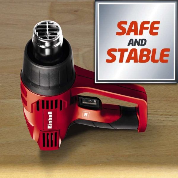 Pistola De Calor Einhell 2000w Tc-ha 2000/1 Con Accesorios - Imagen 5