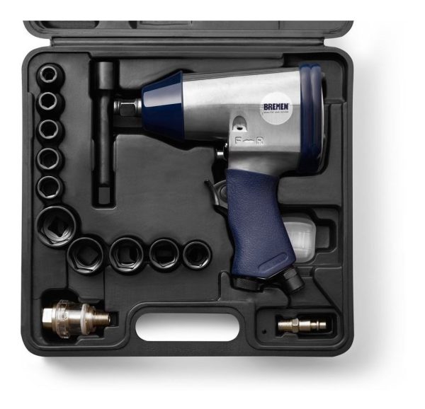 Llave De Impacto Neumatica Con 17 Piezas Bremen