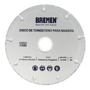 Disco Corte Amoladora 115mm Bremen Madera Yeso Clavo Trader