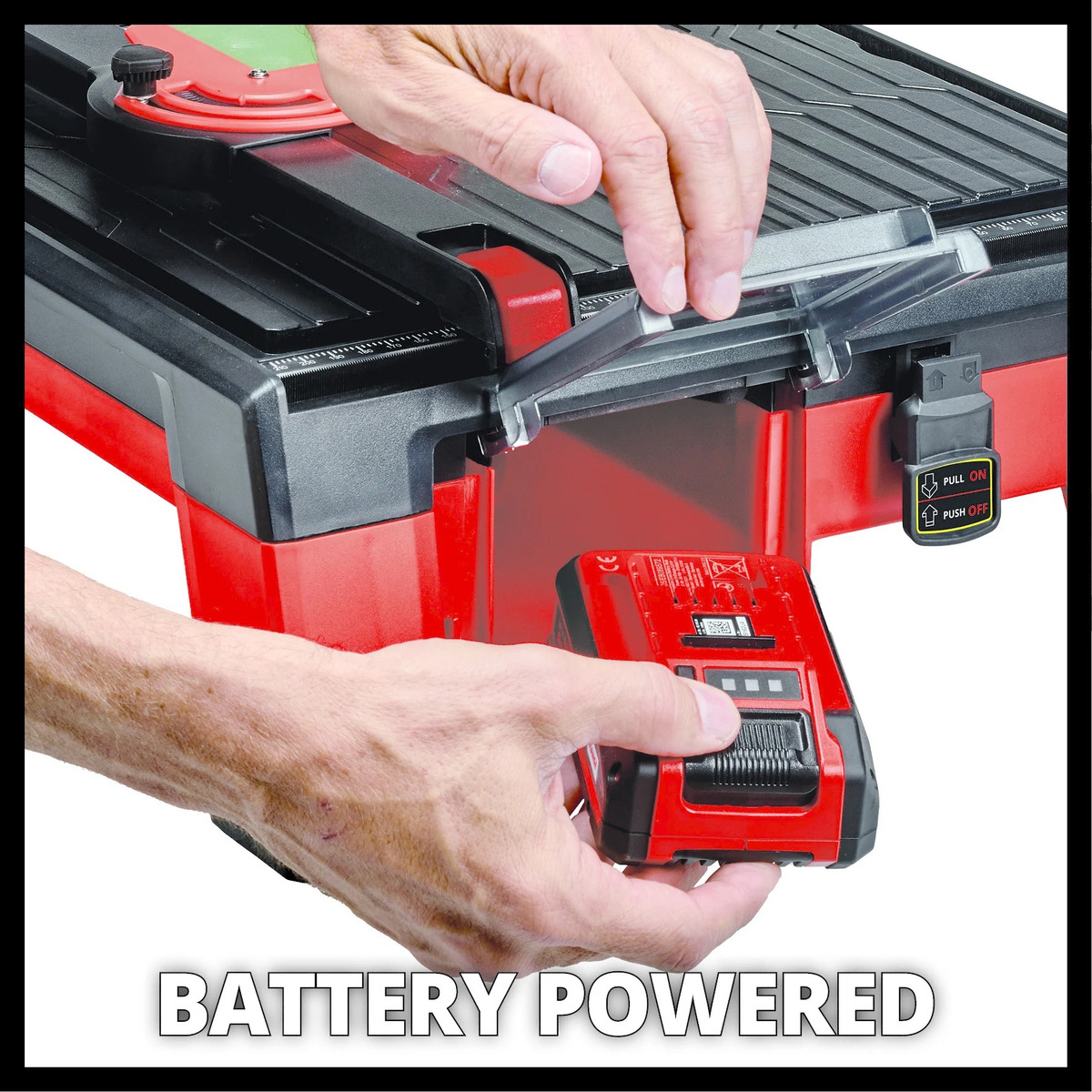 Cortadora Ceramica Inalambrica Einhell Corta Azulejo Bat 4ah - Imagen 7