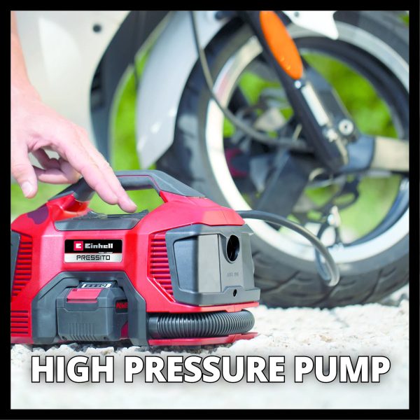 Compresor Inalambrico 18 Einhell Pressito 18/21 Kit 4.0ah Tr - Imagen 4