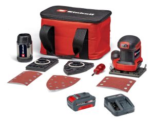 Lijadora Orbital De Palma Inalambrica 18v Kit 4.0ah Einhell