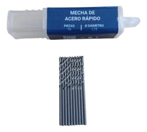 Mechas Acero Rapido Hss Bremen 1.75mm Blister 10 Unidades Tr