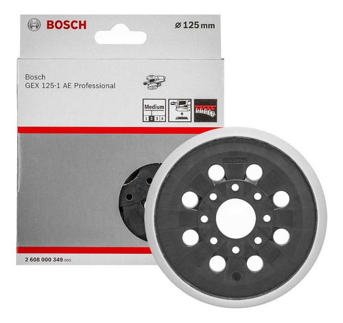 Placa De Lija Para Bosch Gex 125-1 Ae Profesional Repuesto