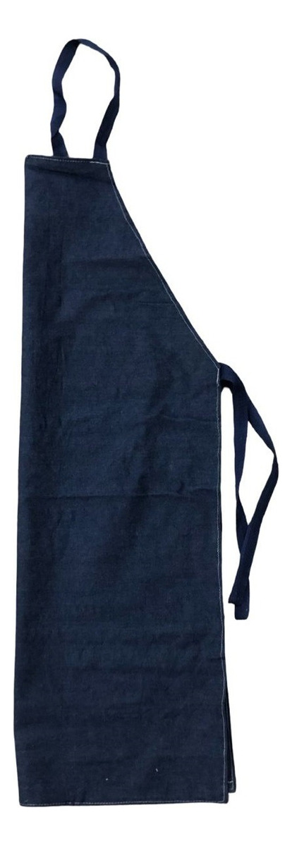 Delantal 90cm Largo 59 De Ancho Azul Liso Trader - Imagen 2