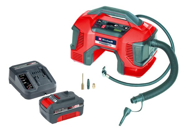 Compresor Inalambrico 18 Einhell Pressito 18/21 Kit 4.0ah Tr