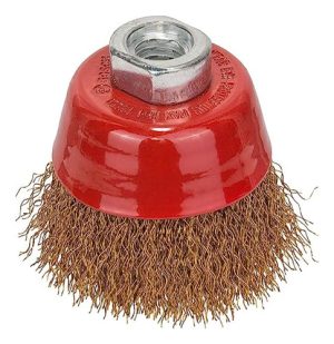Copa Cepillo De Acero Bosch Copa Para Amoladora Alambre 70mm
