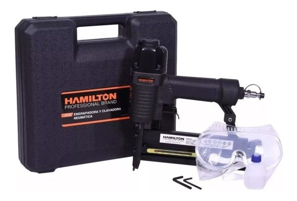 3000 Grampas Clavadora Neumatica Ga18 25mm Total Amx Hamilto - Imagen 5