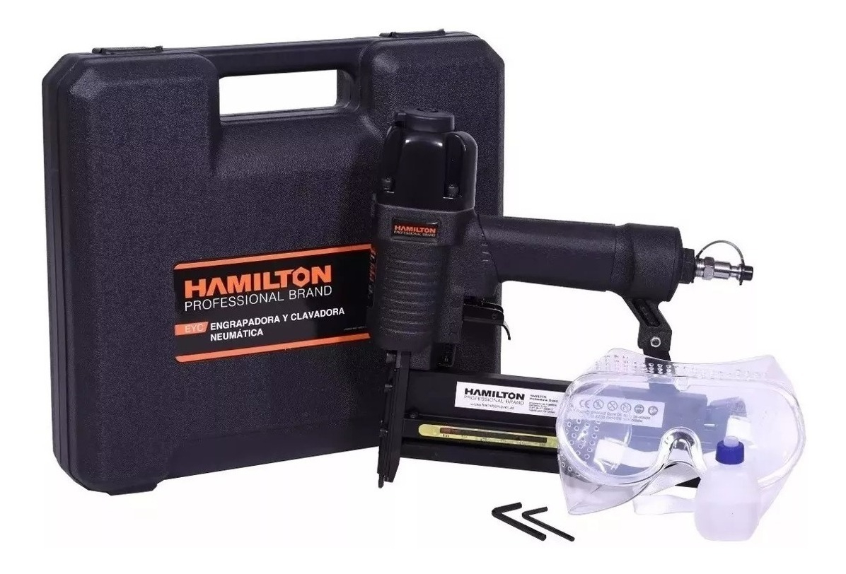 3000 Grampas Clavadora Neumatica Ga18 25mm Total Amx Hamilto - Imagen 5