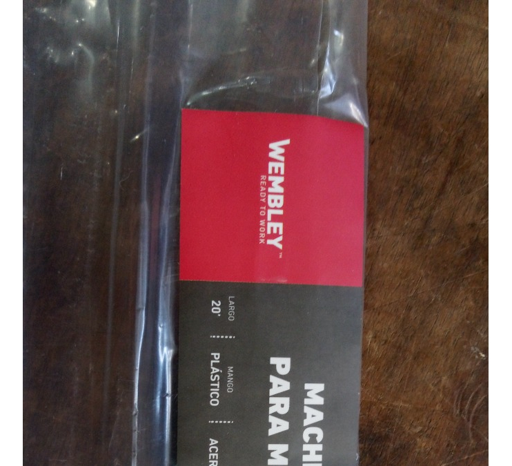 Machete Monte 20 Pulgadas Cabo Plastico Wembley 3635 Trader - Imagen 2