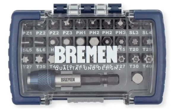 Puntas En Juego (32 Pzs) Bremen 7936 Taladro Atornillador - Imagen 2