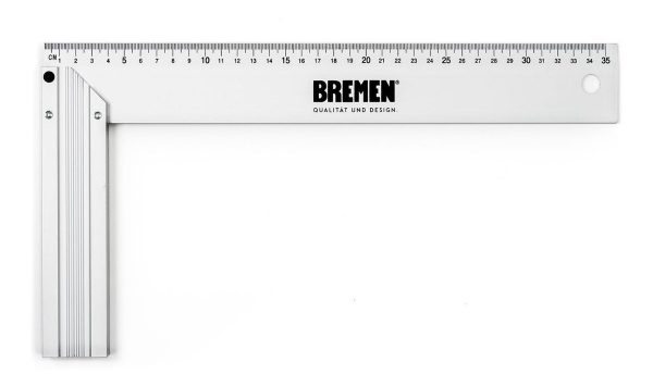 Escuadra Aluminio Carpintero Bremen 90 Grados 14'' Trader