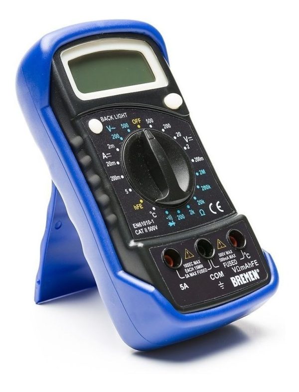 Multimetro Digital Con Medidor De Temperatura Bremen(R) - Imagen 3