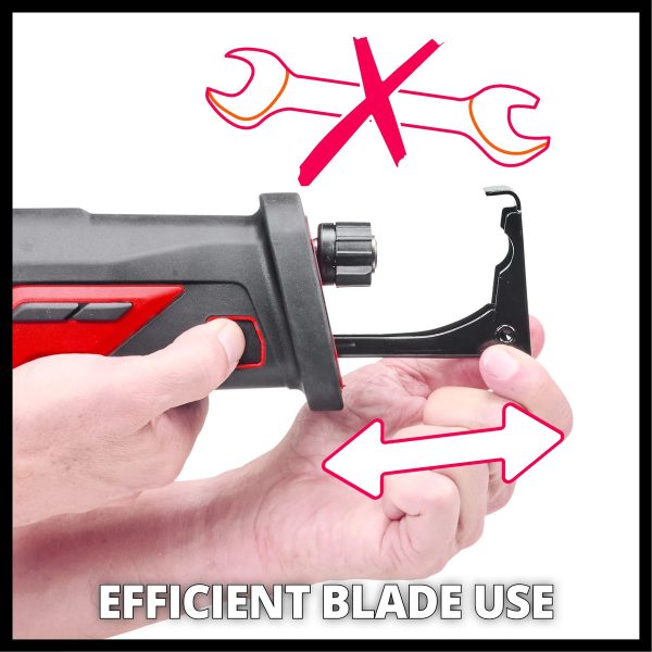 Sierra Sable Inalambrica 18v Bat + Cargador Einhell 18/26 Tr - Imagen 5
