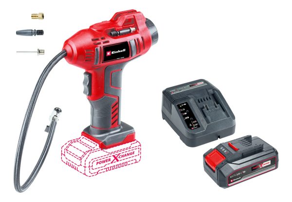 Compresor Inflador Para Autos Einhell Ce-cc 18 Li Kit 2.5ah