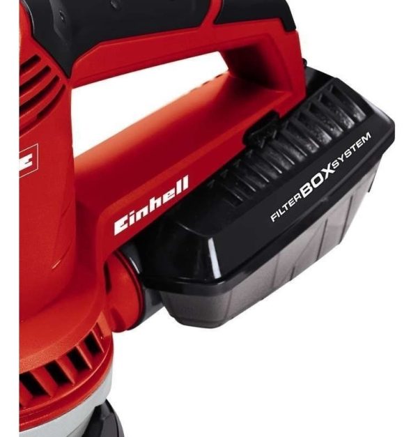 Lijadora Roto Orbital Einhell Expert Te-rs 40 E Con Sistema Velcro Roja Y Negra 50hz 400w 220v - Imagen 7