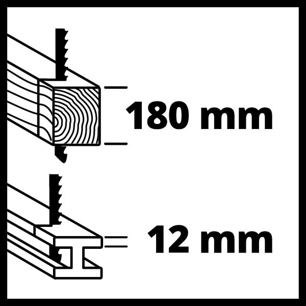 Sierra Sable Inalambrica 18v Einhell Te-ap 18/26 Li Kit 4.0a - Imagen 7