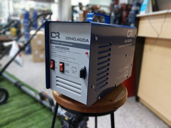 Cargador De Baterias Arrancador Cr 40-400 Con Cable Puente - Imagen 6