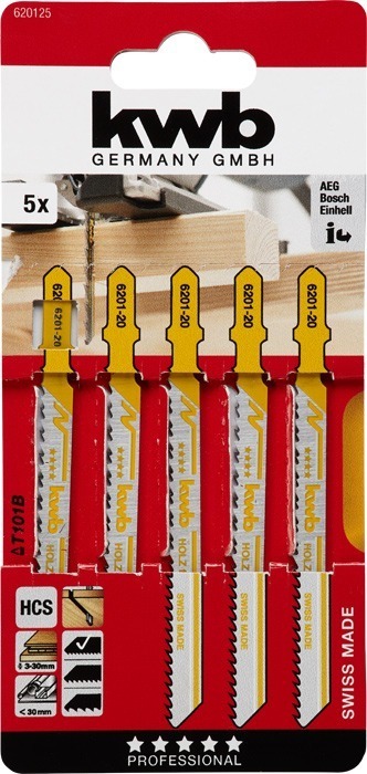 Hoja Calar 100/75 Corte Fino X5 Caladora Kwb 620125