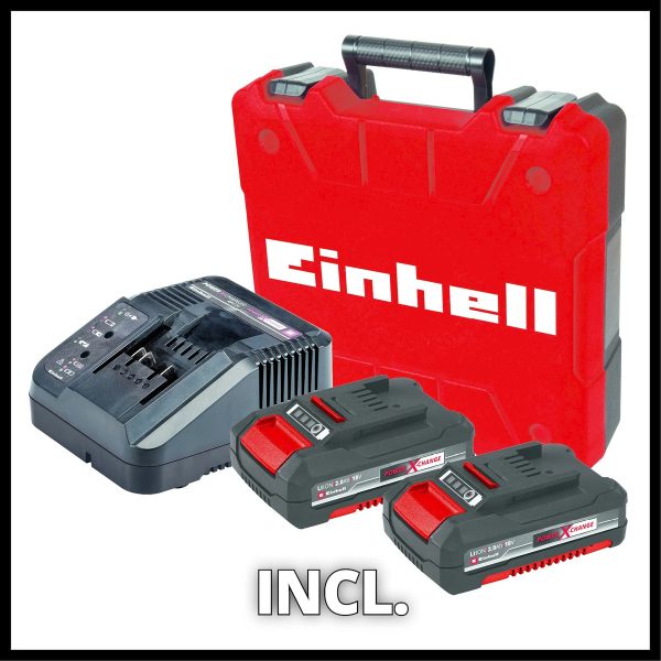 Taladro Percutor Inalmbrico 13mm Einhell Doble Bateria Kit - Imagen 6